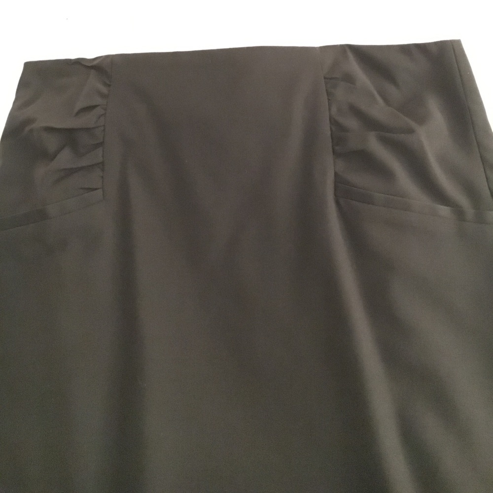 Bruuns Bazaar black pencil skirt. Sz 38. - Picture 3 of 7